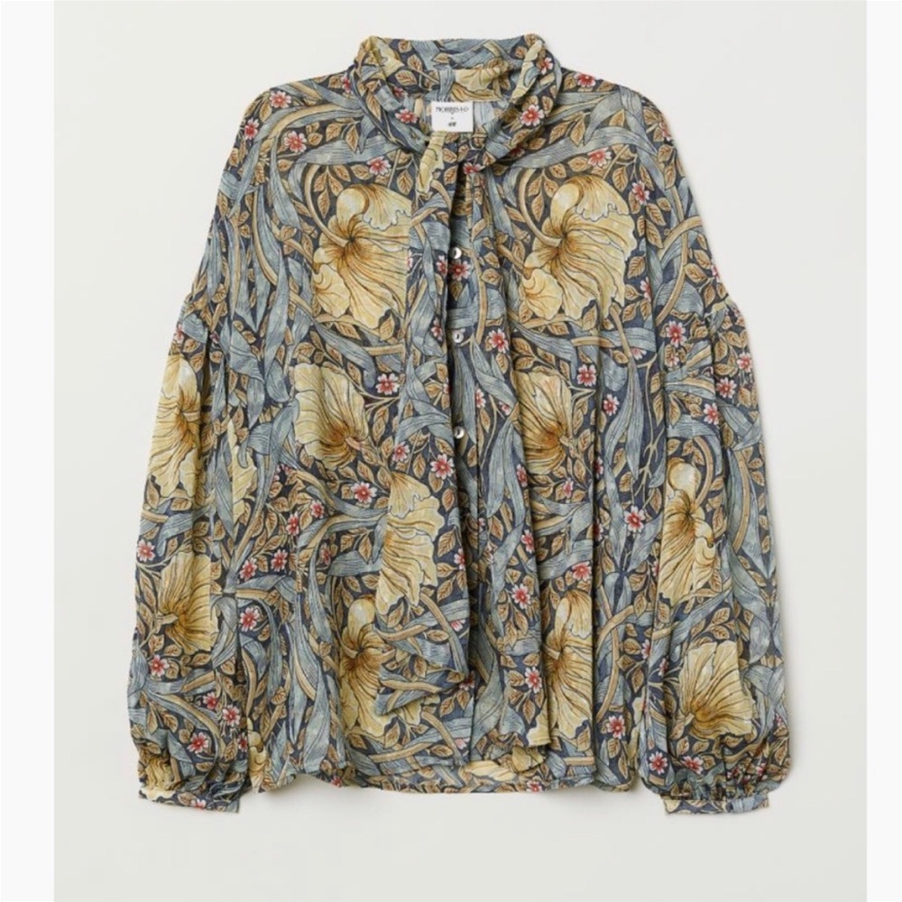 William Morris & co x H&M Floral Blouse
